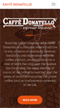 Mobile Screenshot of caffedonatello.com